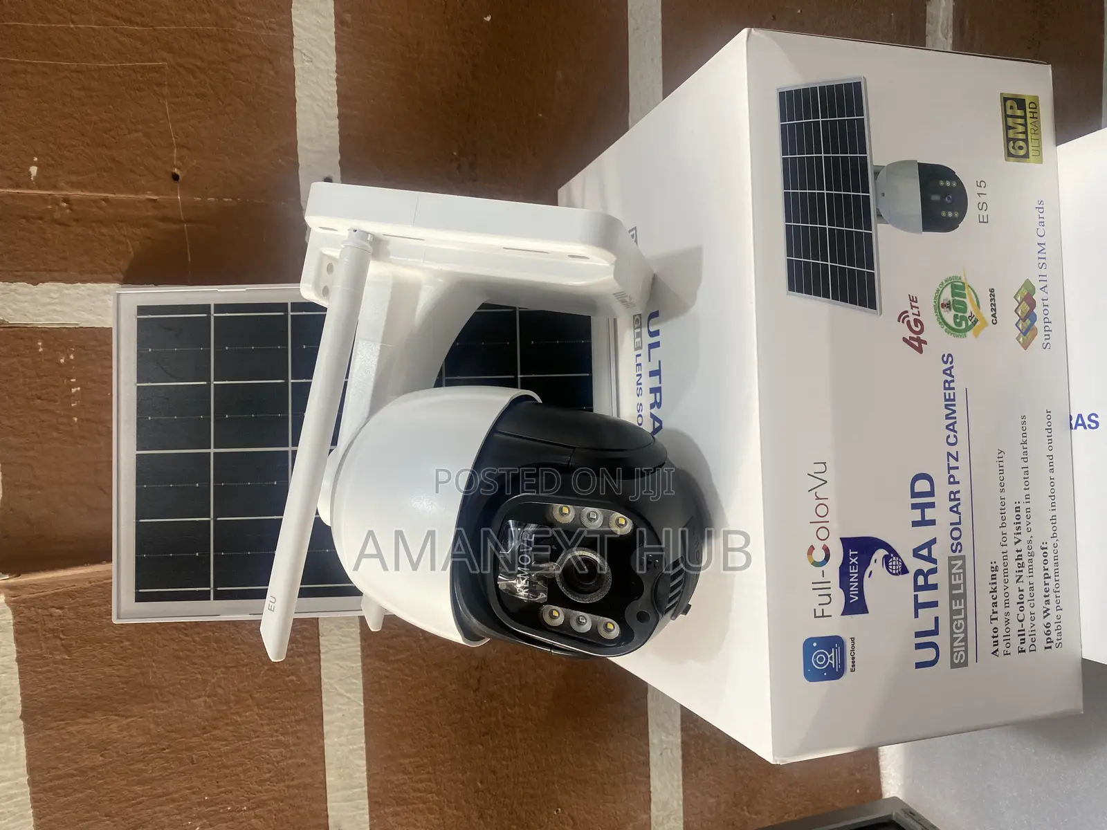 Single Lens Solar PTZ Camera + 64gb Free Memory Card