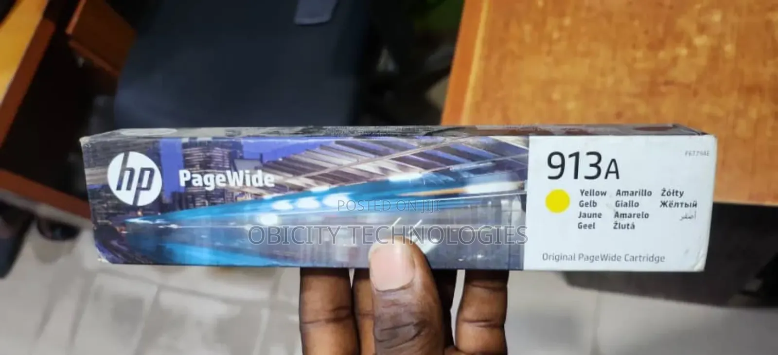 Hp 913a Yellow Original Pagewide Ink Cartridge
