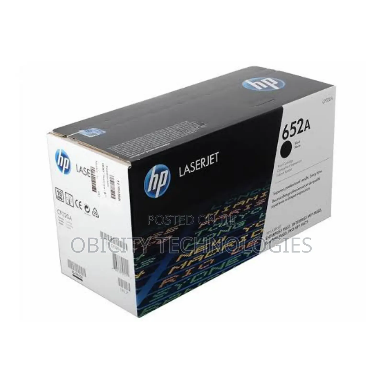 Hp 652a Black Original Laserjet Toner Cartridge (Cf320a)
