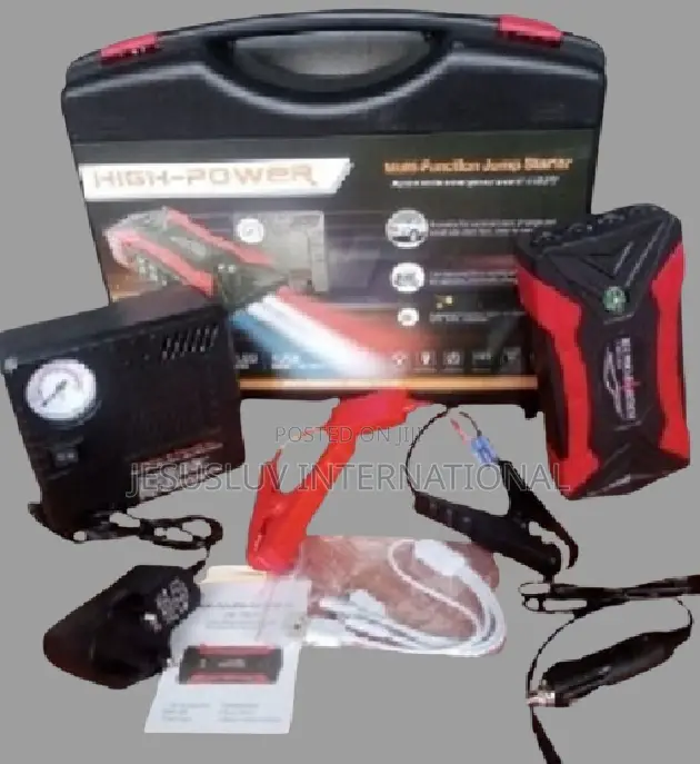 Jump Starter for Diesel Petrol Vehicles With Tyre Inflator