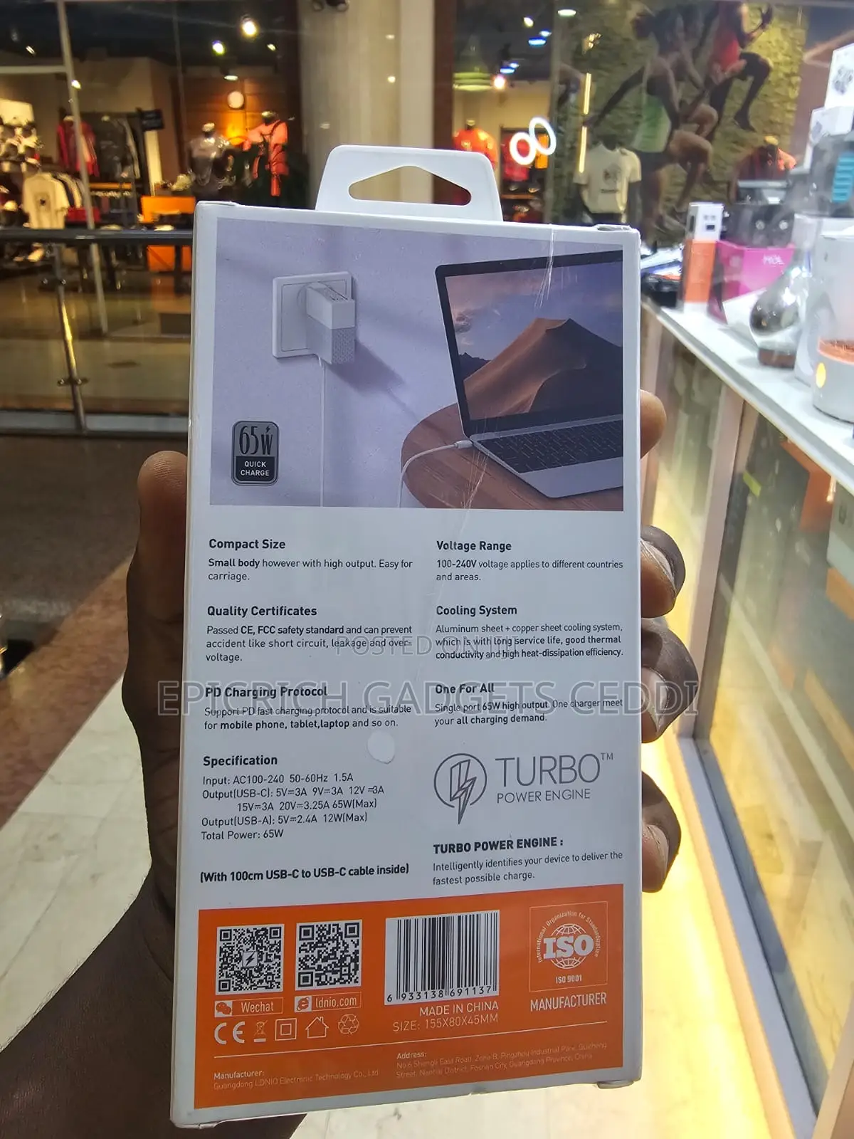 Ldnio 65w Universal Laptop and Phone Charger