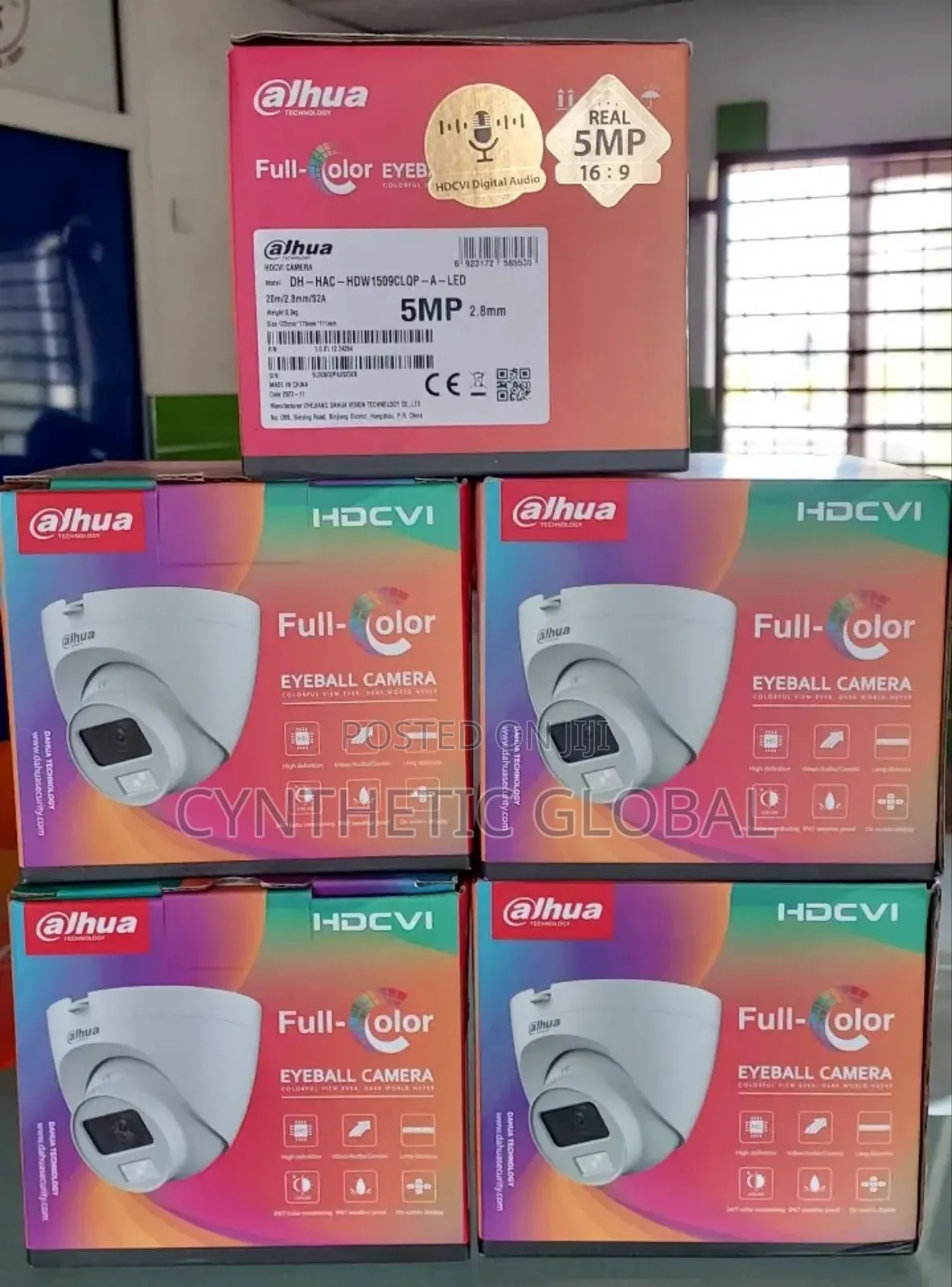 " Dh-Hac-~Hdw 1509clop-a-Led Dahua 5mp Analog Indoor Camera