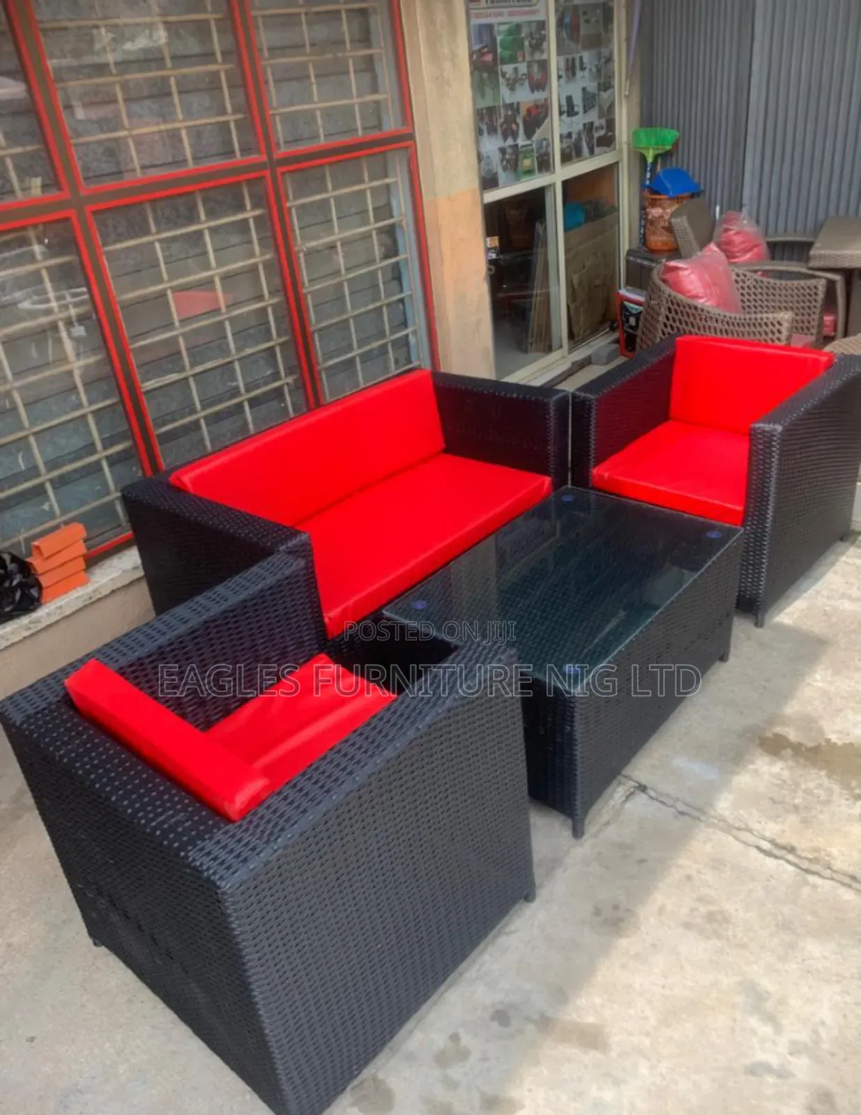 Unique Set of Rattan Boss Chair