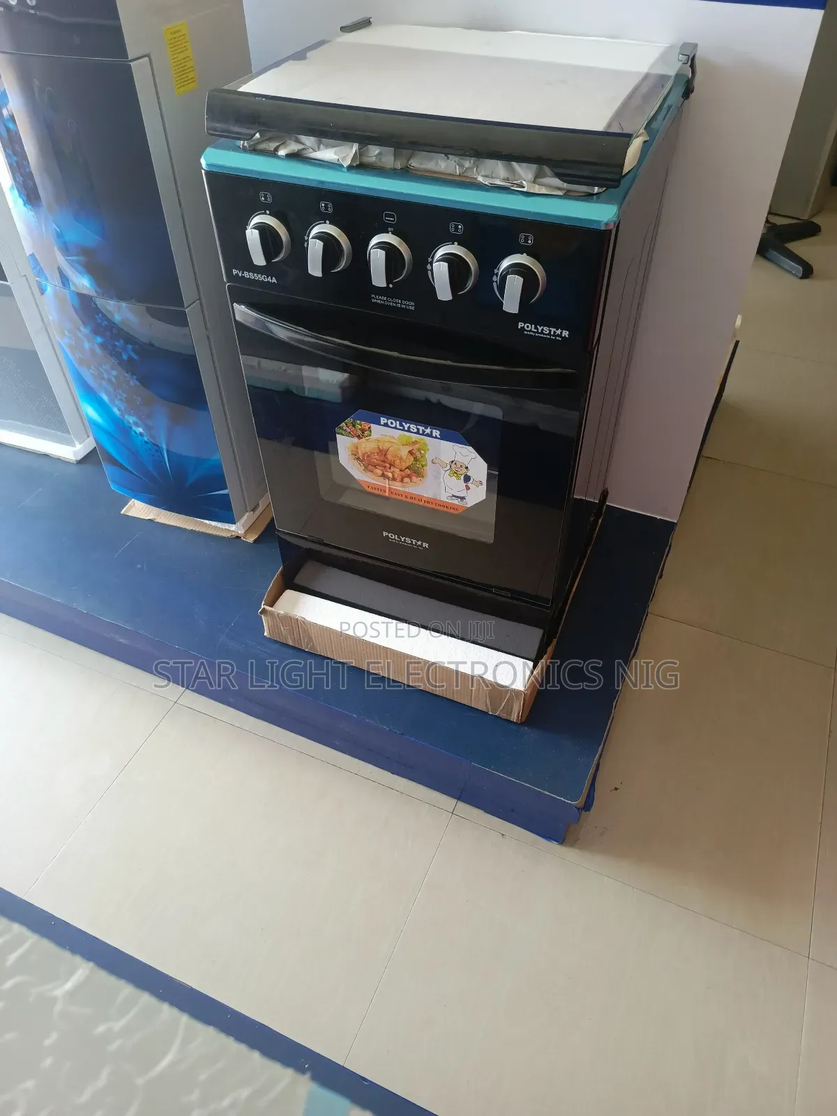 4 Burner Standing Gas Oven Polystar