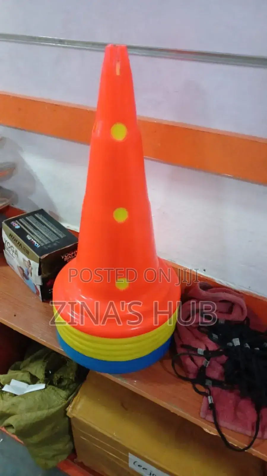 Perforated Cone With Pole