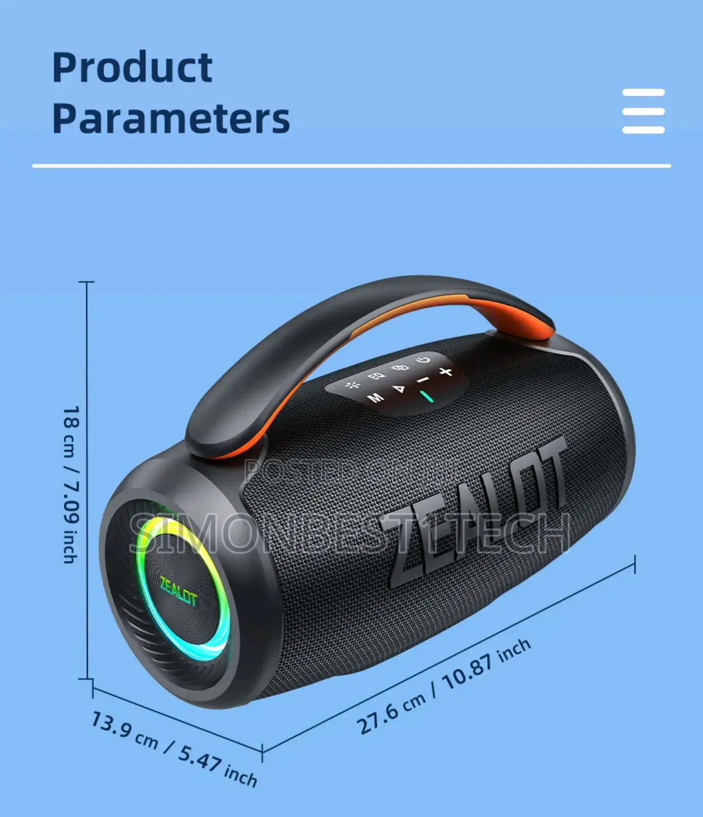Zealost P11 With 50 Watts 6000mah Battery Capacity