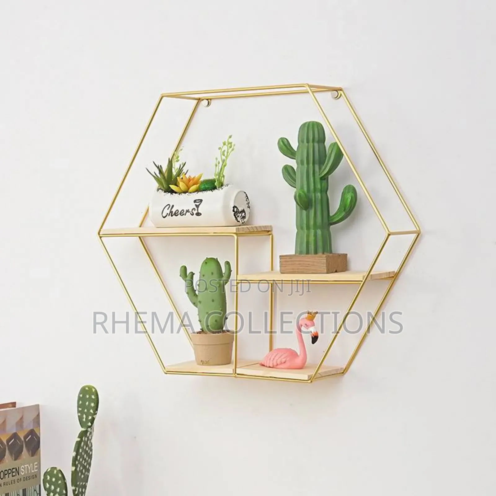 Gold Metal Luxury Kitchen/Living Room/Office Wall Decor