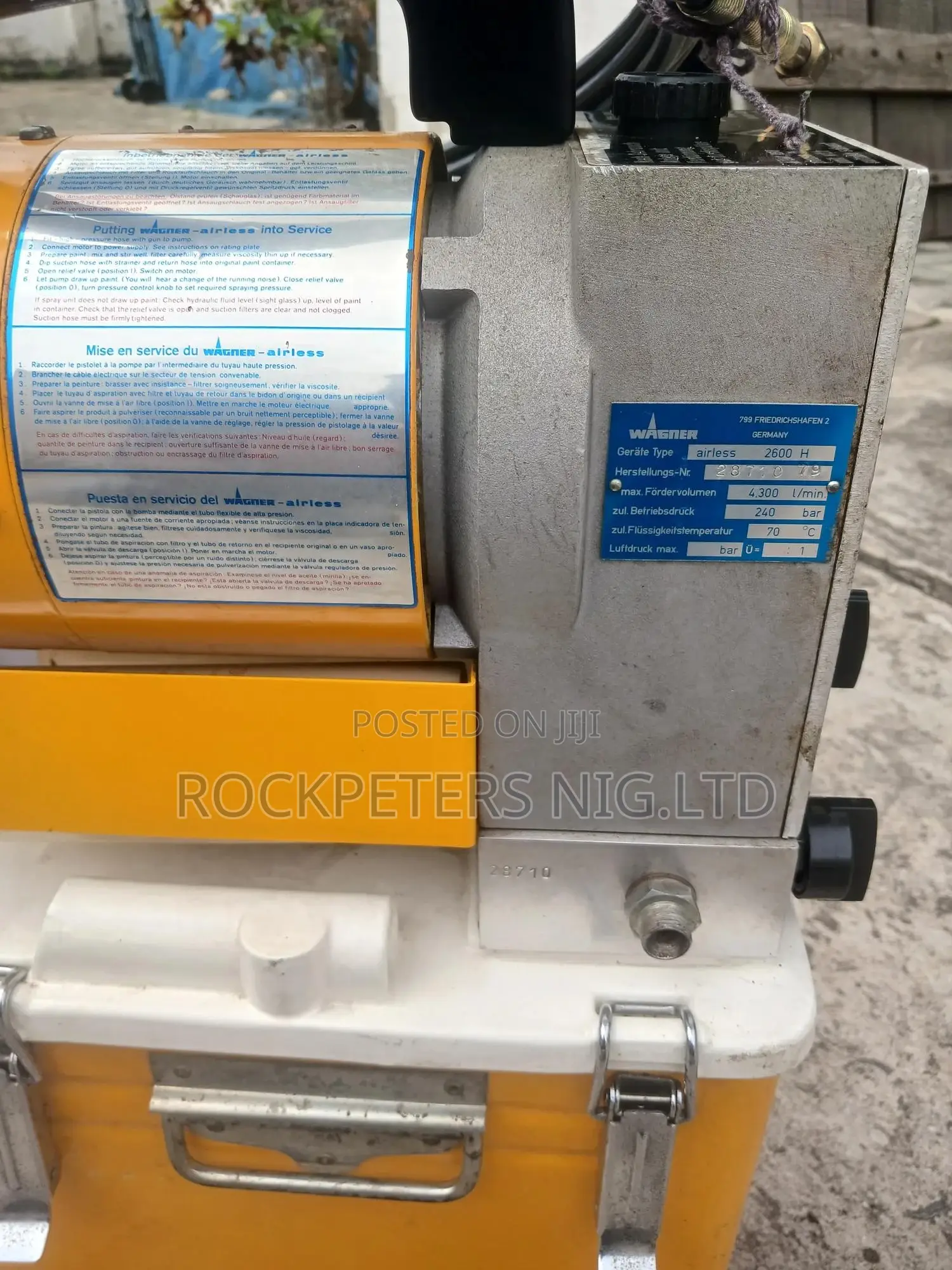 2600h Ex Wagner Airless Bucket Sprayer