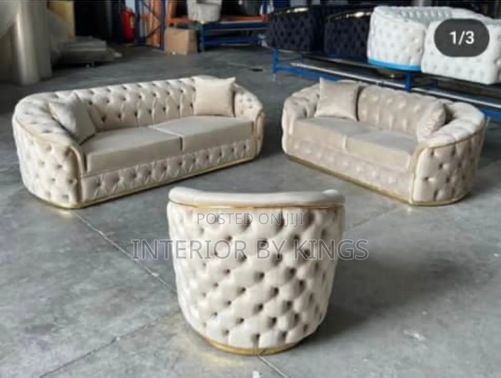 6seater Fabric Sofa Can Be Made in Preferred Colors