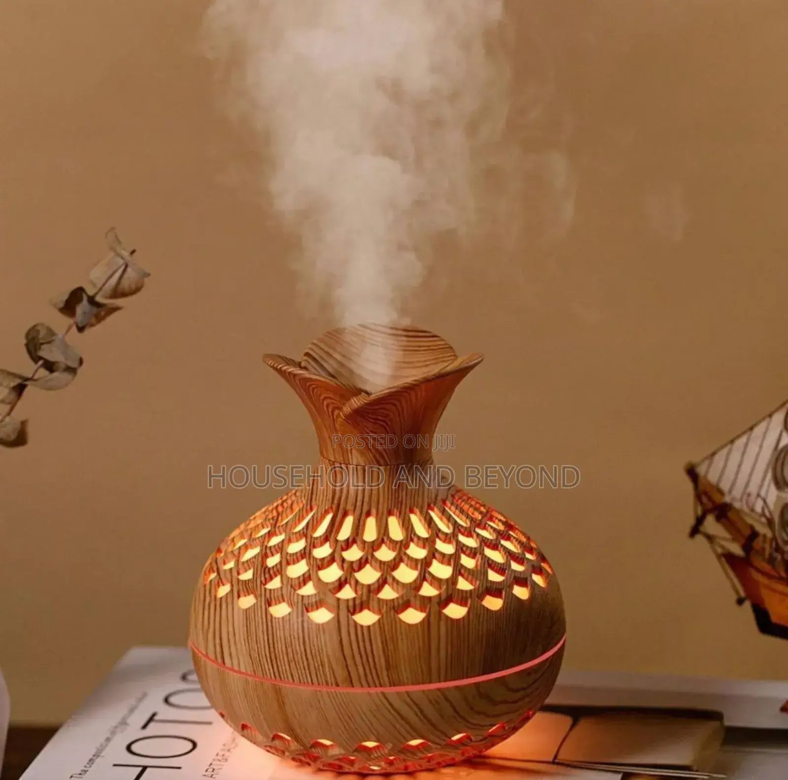 Flower Vase Shaped Humidifier Diffuser