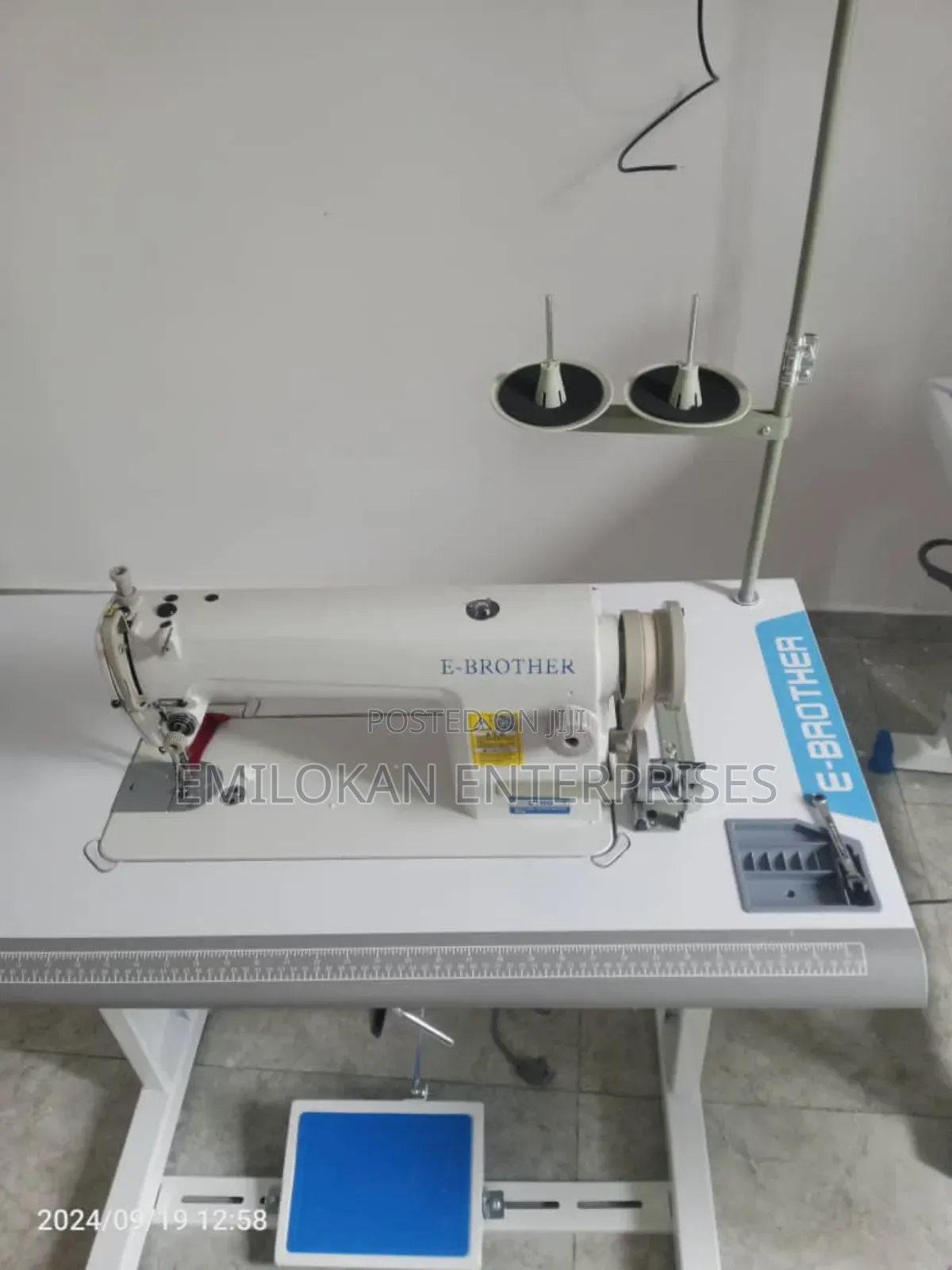 E Brother Industrial Sewing Machine Model 8700
