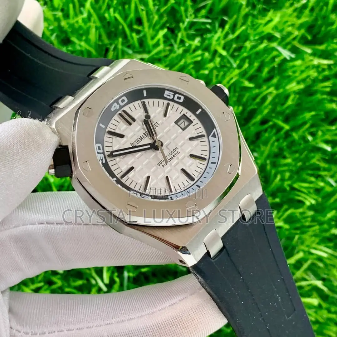 Audemars Piguet Quality Luxury Men Rubber Strap Wristwatch