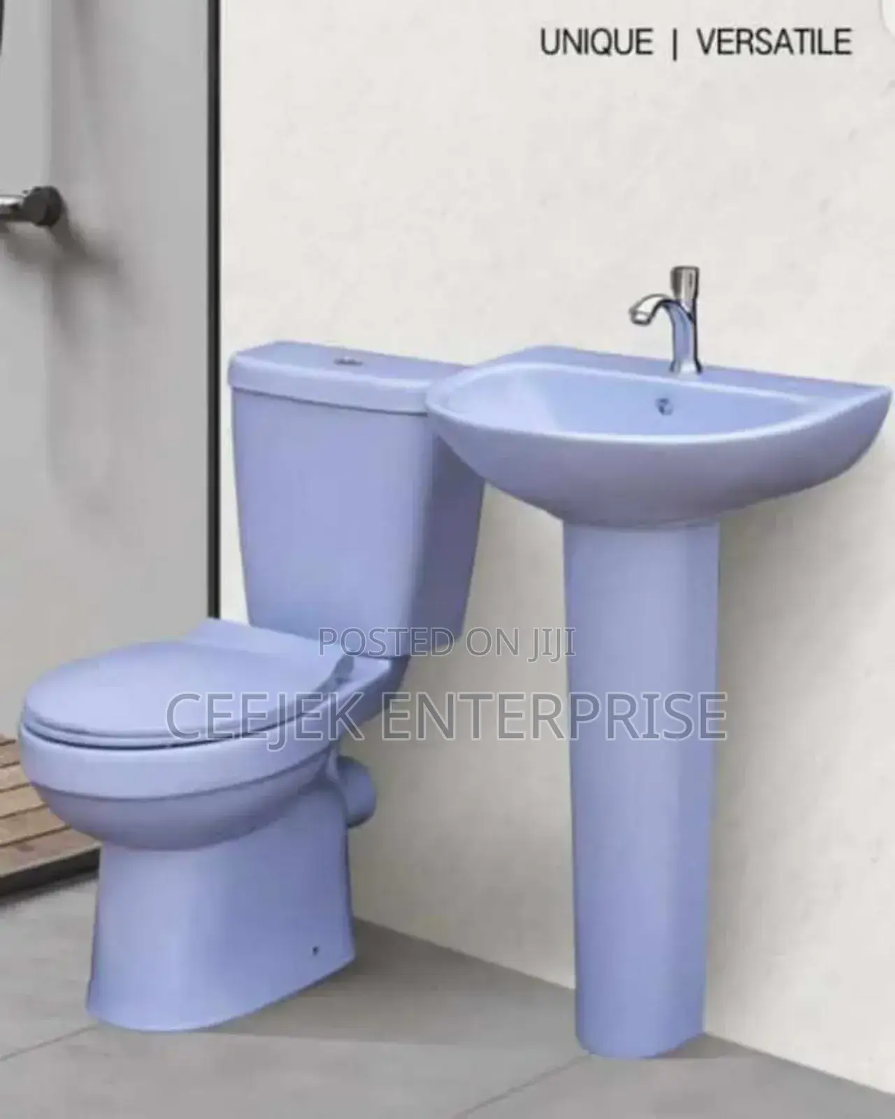 Milano Blue Water Closet