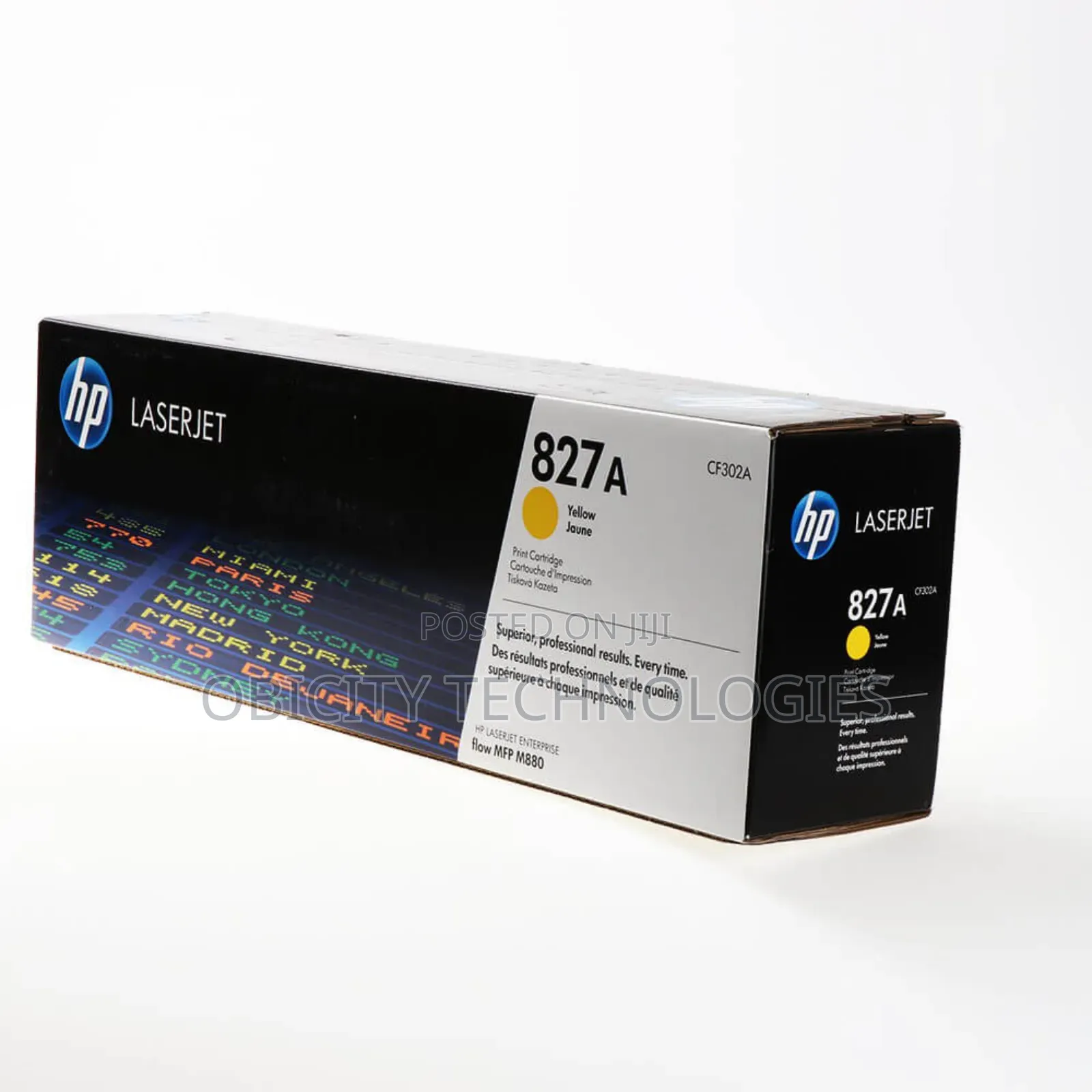Hp 827a Yellow Original Laserjet Toner Cartridge, Cf302a