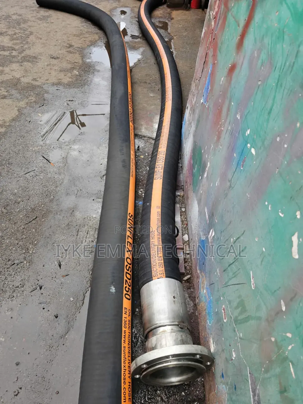 6 Inch Sunflex Osd250 Oil Suction / Discharge Hose