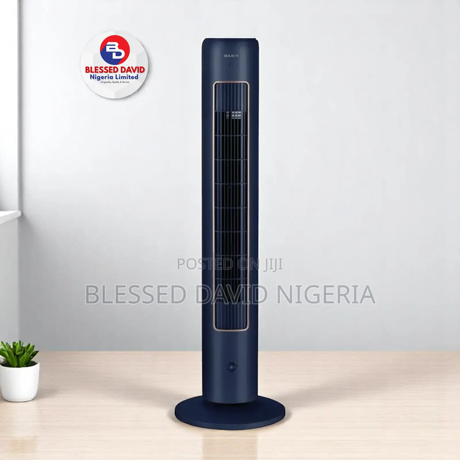 Maxi Tower Fan 43 Inch Blue (10-21cr) Bigger & Better