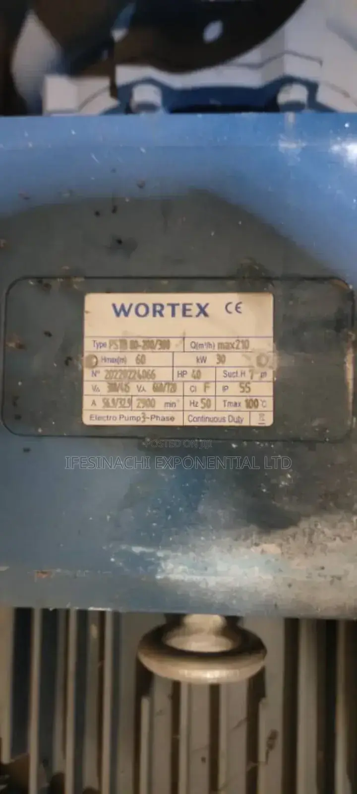 30kw/40hp Wortex 3phase Centrifugal Pump