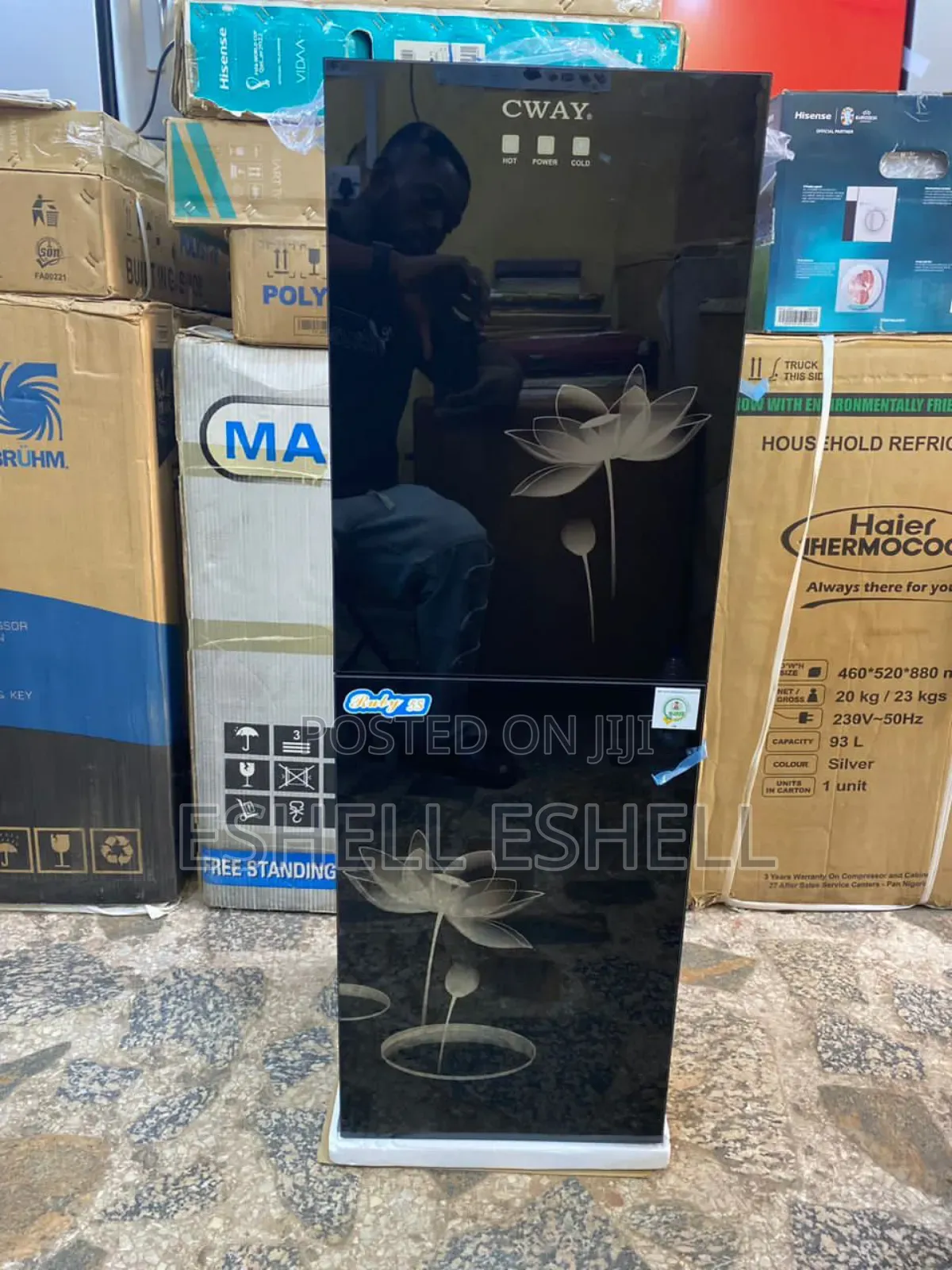 Cway Water Dispenser With Fridge