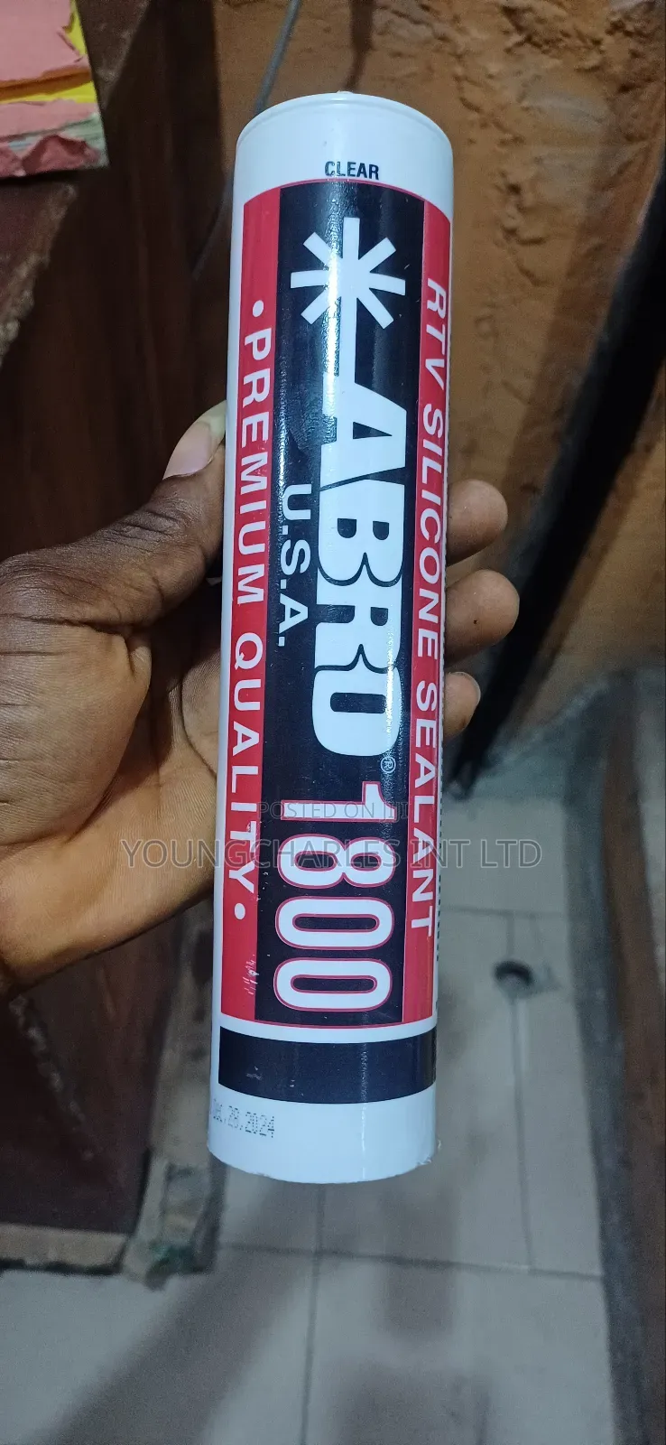 Abro 1800 Silicone Gum.