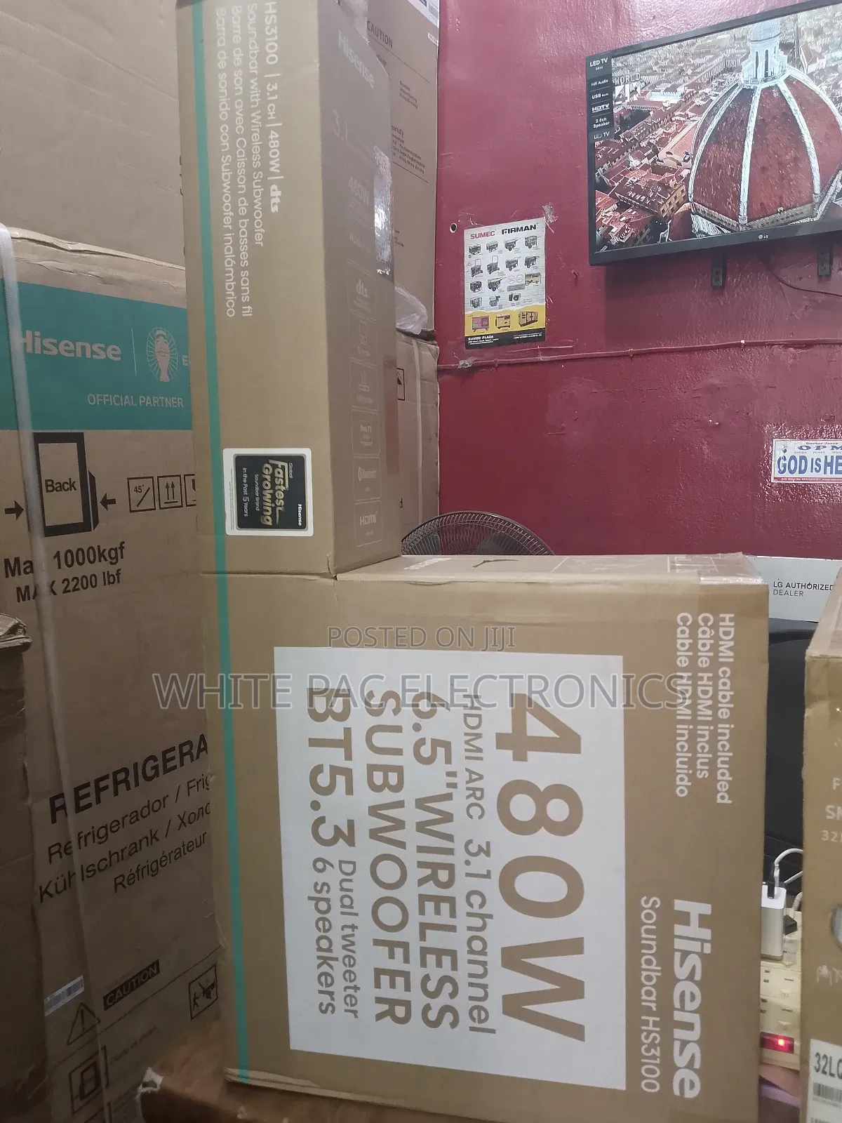 Original > Hisense Wireless Soundbar 540watts Bass Blast