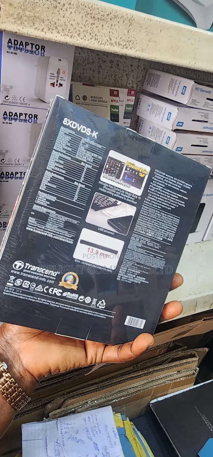Transcend Portable DVD Writer