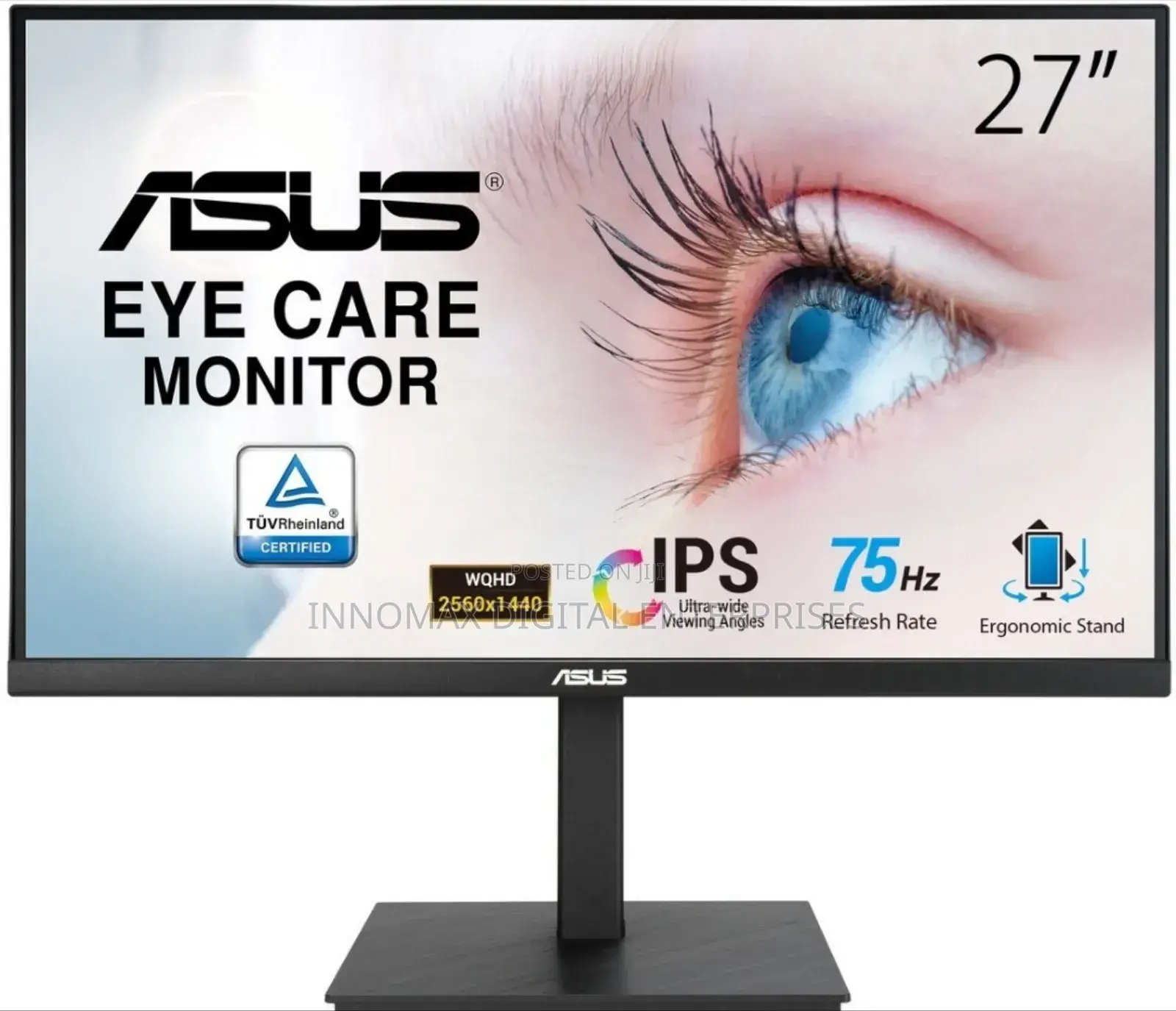 Asus Eye Care 27-Inch Wqhd1440p Ips Adaptive-Sync | 75 Hz