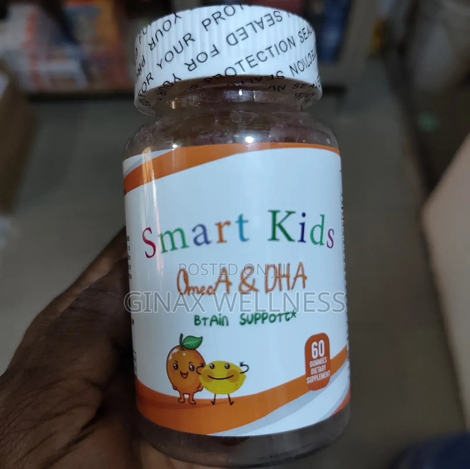 Smart Kids Gummies With Omega-3-6-9 and Dha