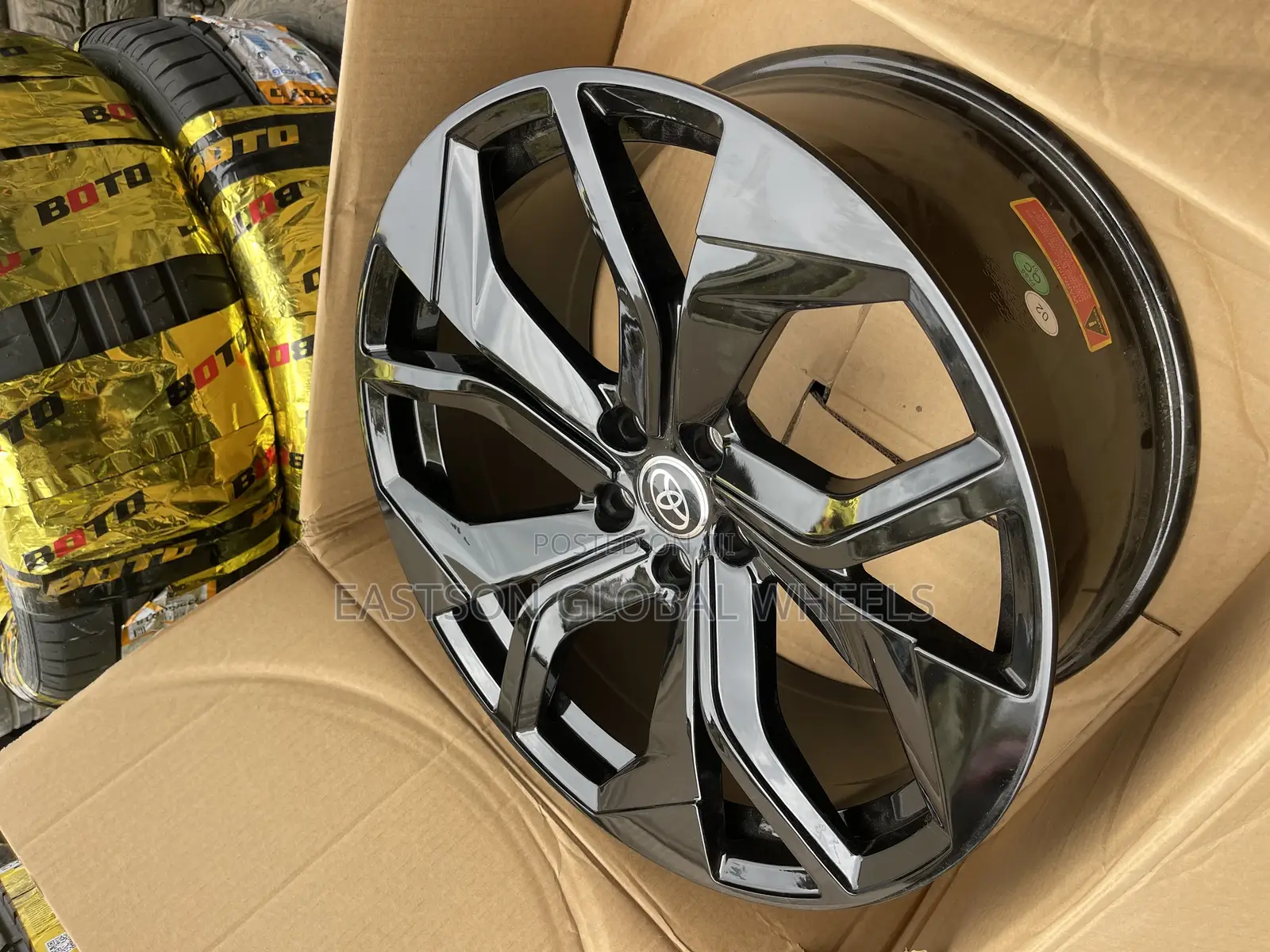 20” Inch Alloy Rim Toyota Venza Pure Black Quality Wheels
