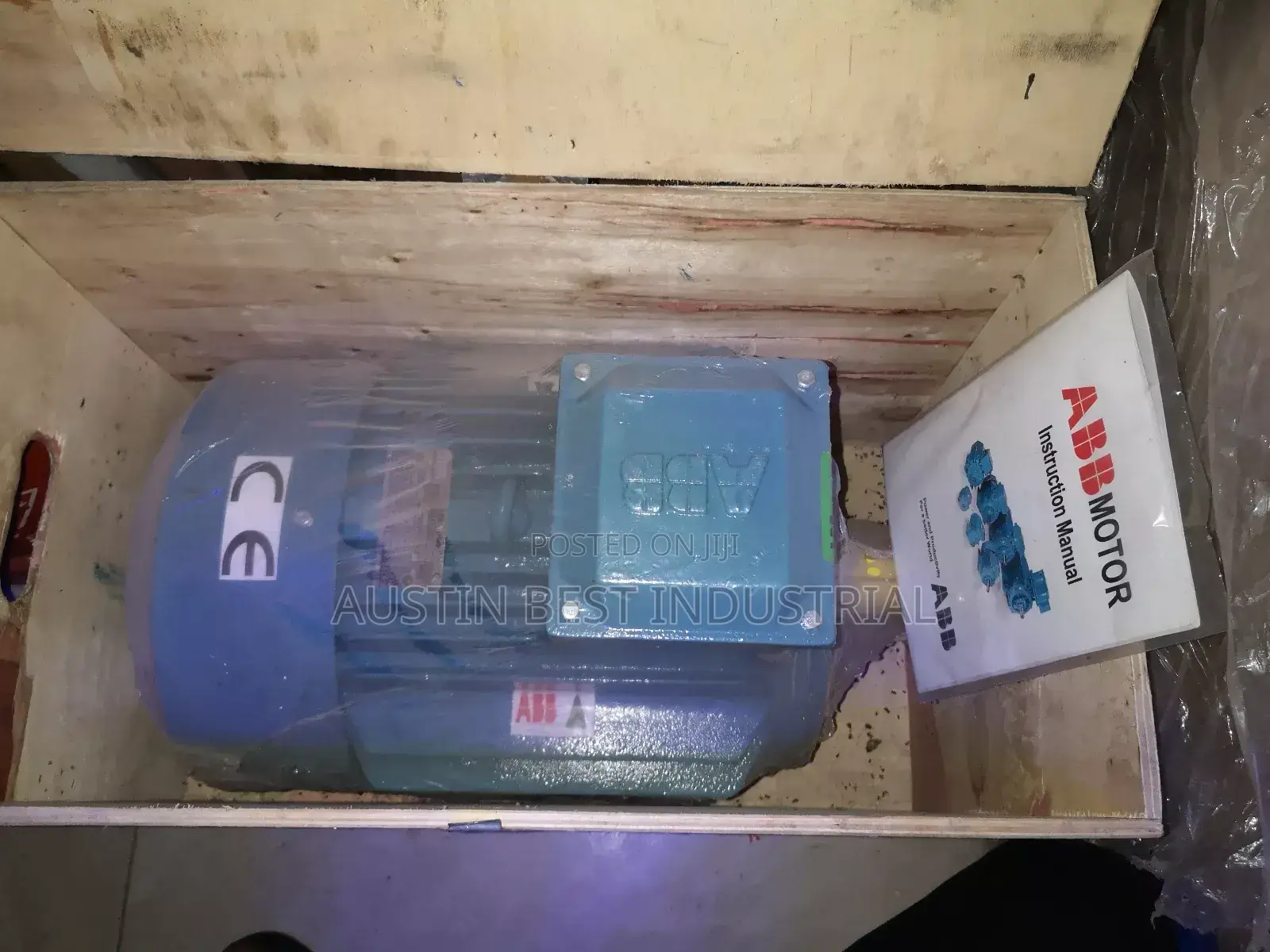 Abb Electric Motor 10hp 2920rpm
