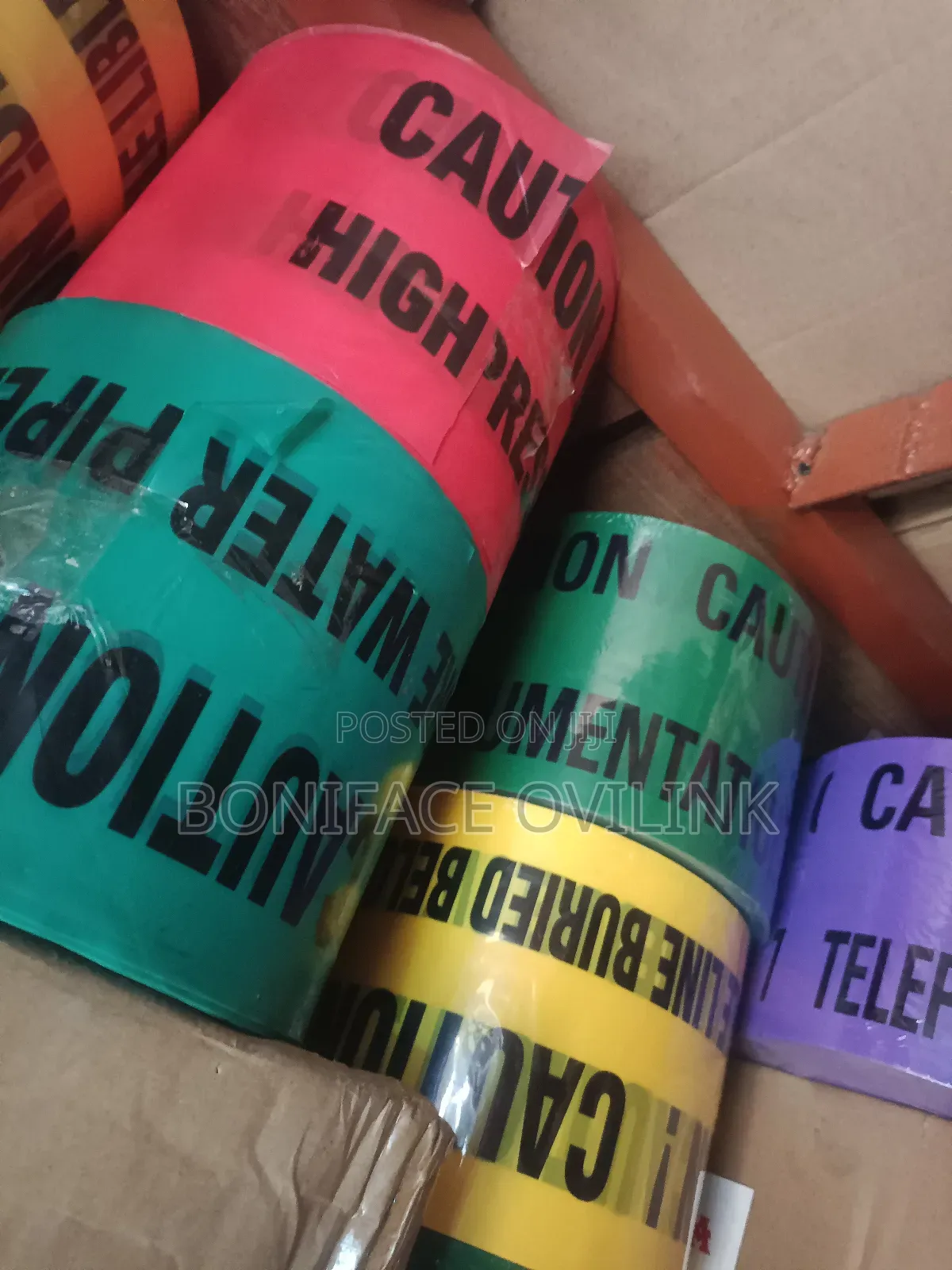 6" Caution Tape Full Roll 250Meter