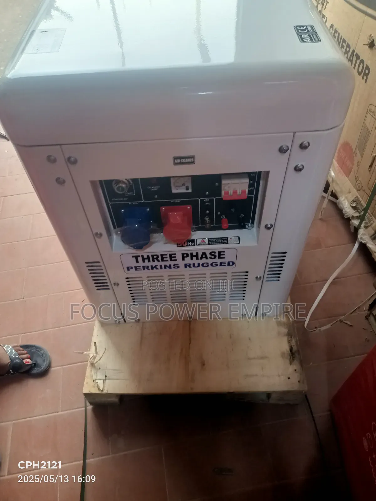 Perkins 12.5kva Soundproof Diesel Generator  Copper Coil .