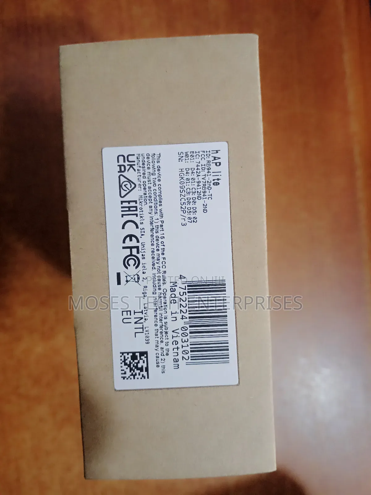 Mikrotik Router Rb941-2nd-Tc