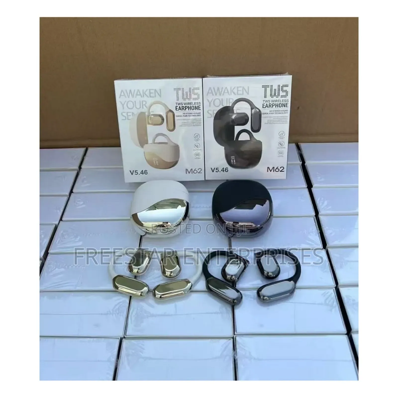 M62 Language Translator Bluetooth Earbuds.