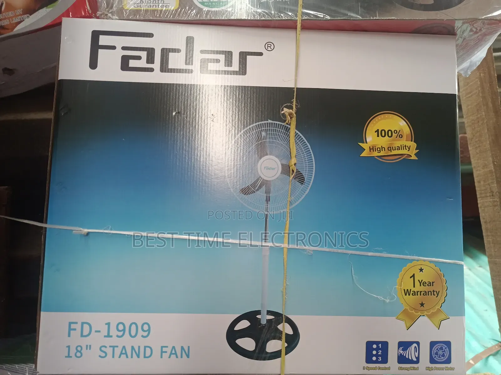 18" Fadar Electric Stand Fan