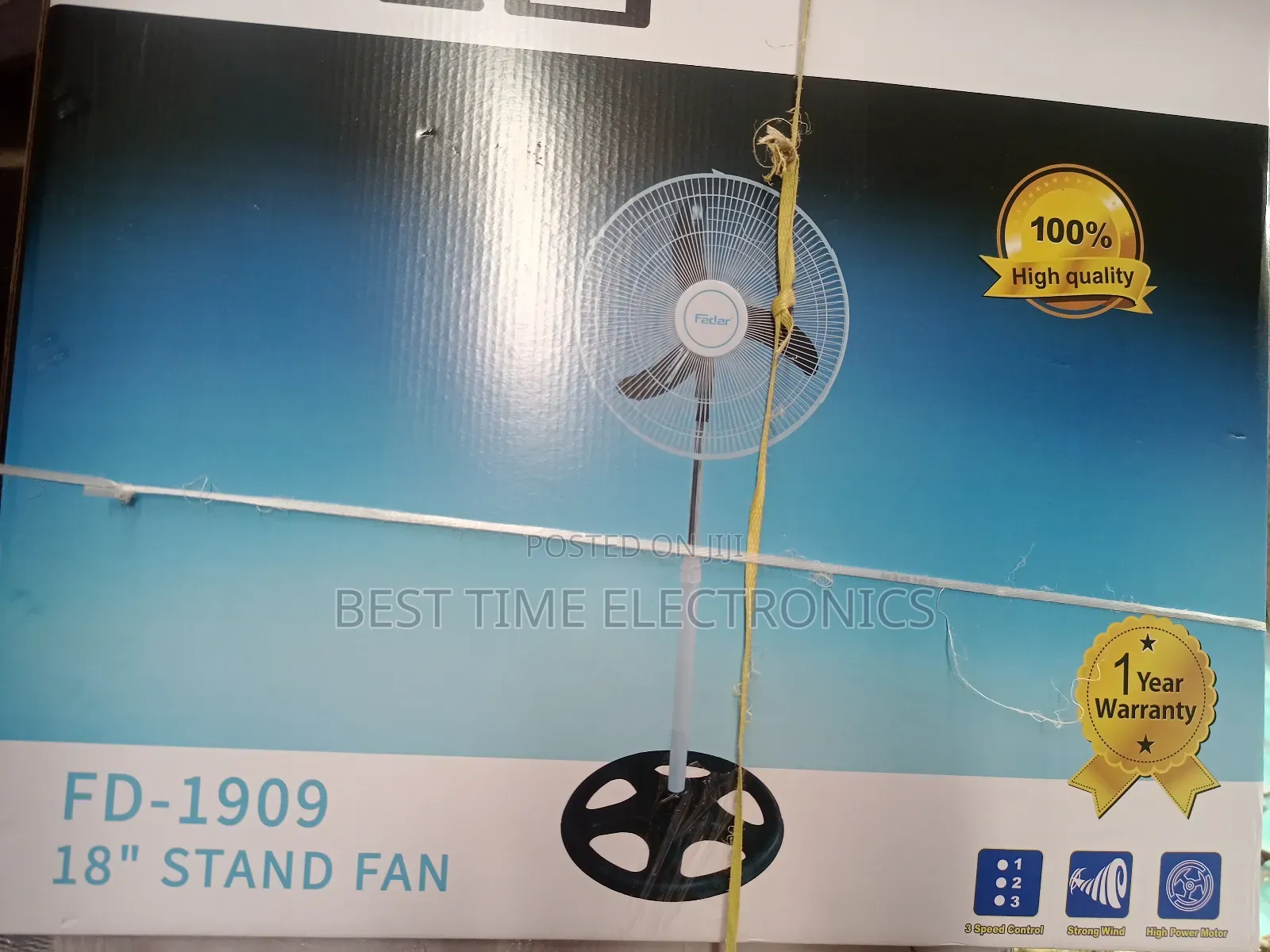 18" Fadar Electric Stand Fan