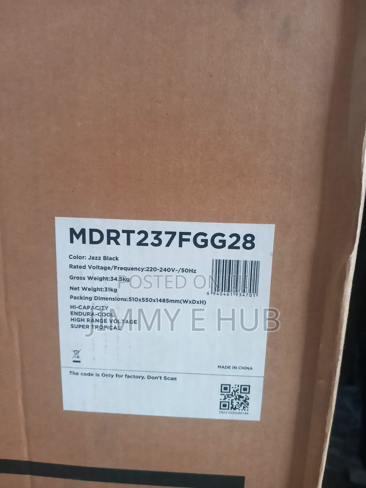 Midea 180l Top Freezer Refrigerator
