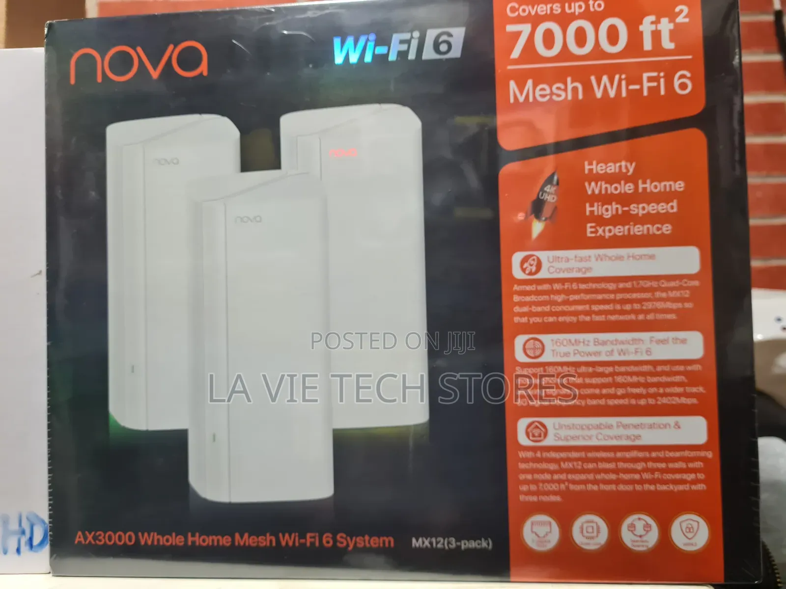 Tenda Nova Ax3000 Whole Home Mesh Wifi 6 System