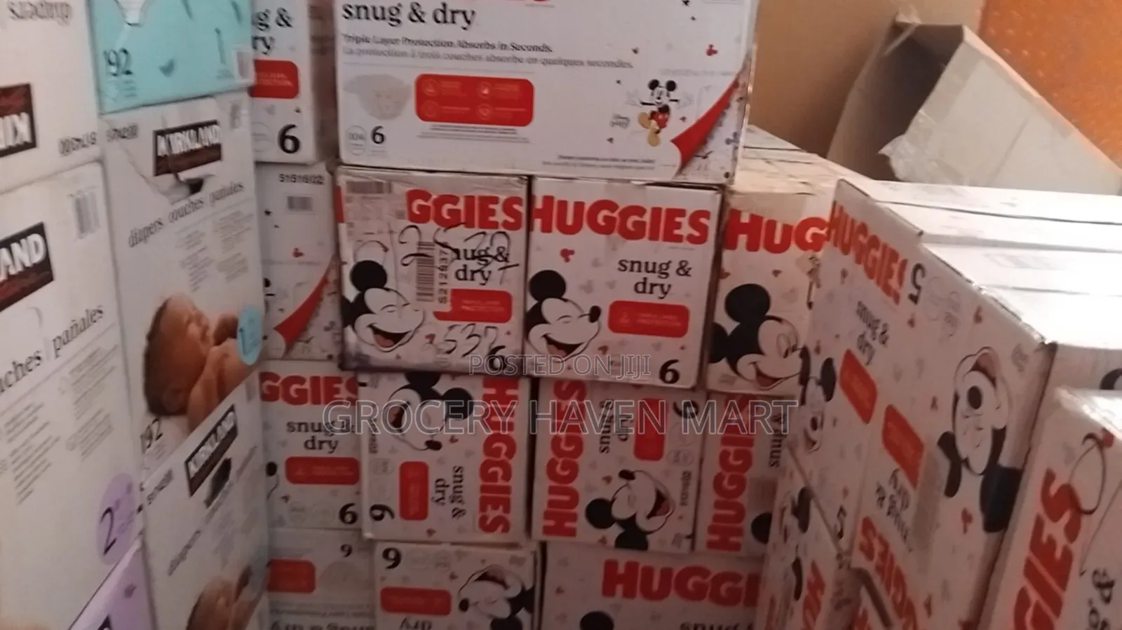 Huggies Snug And Dry (Sizes 1- 8)