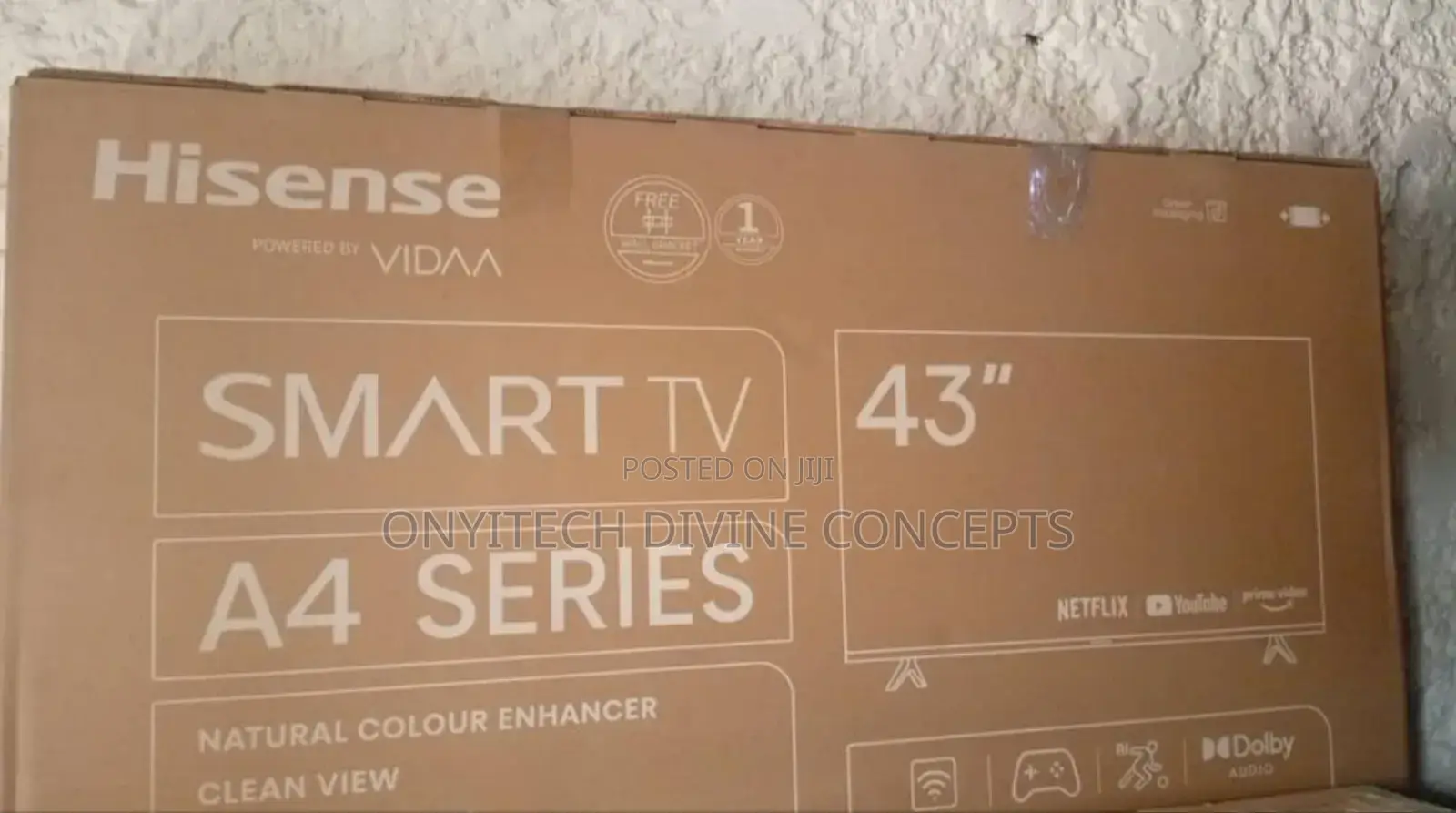 43 Inches Hisense Smart TVS