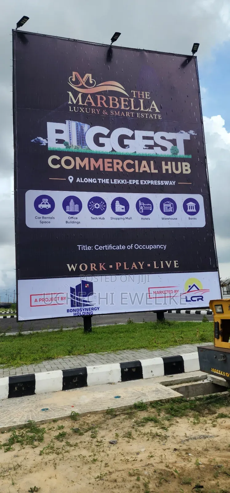 C of O at Alahun Bustop Along Lekki-Epe Expressway