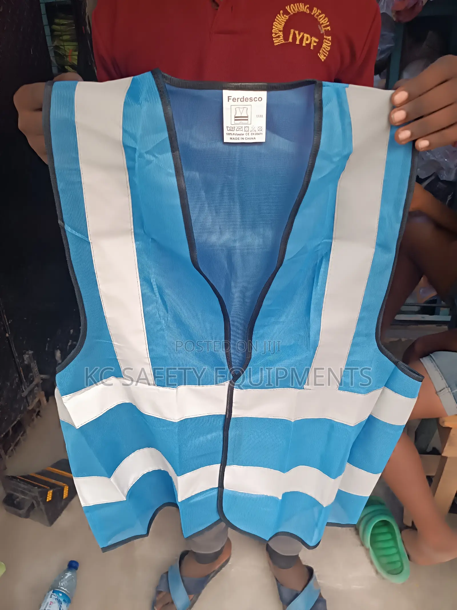 Blue Pocket Reflective Jacket