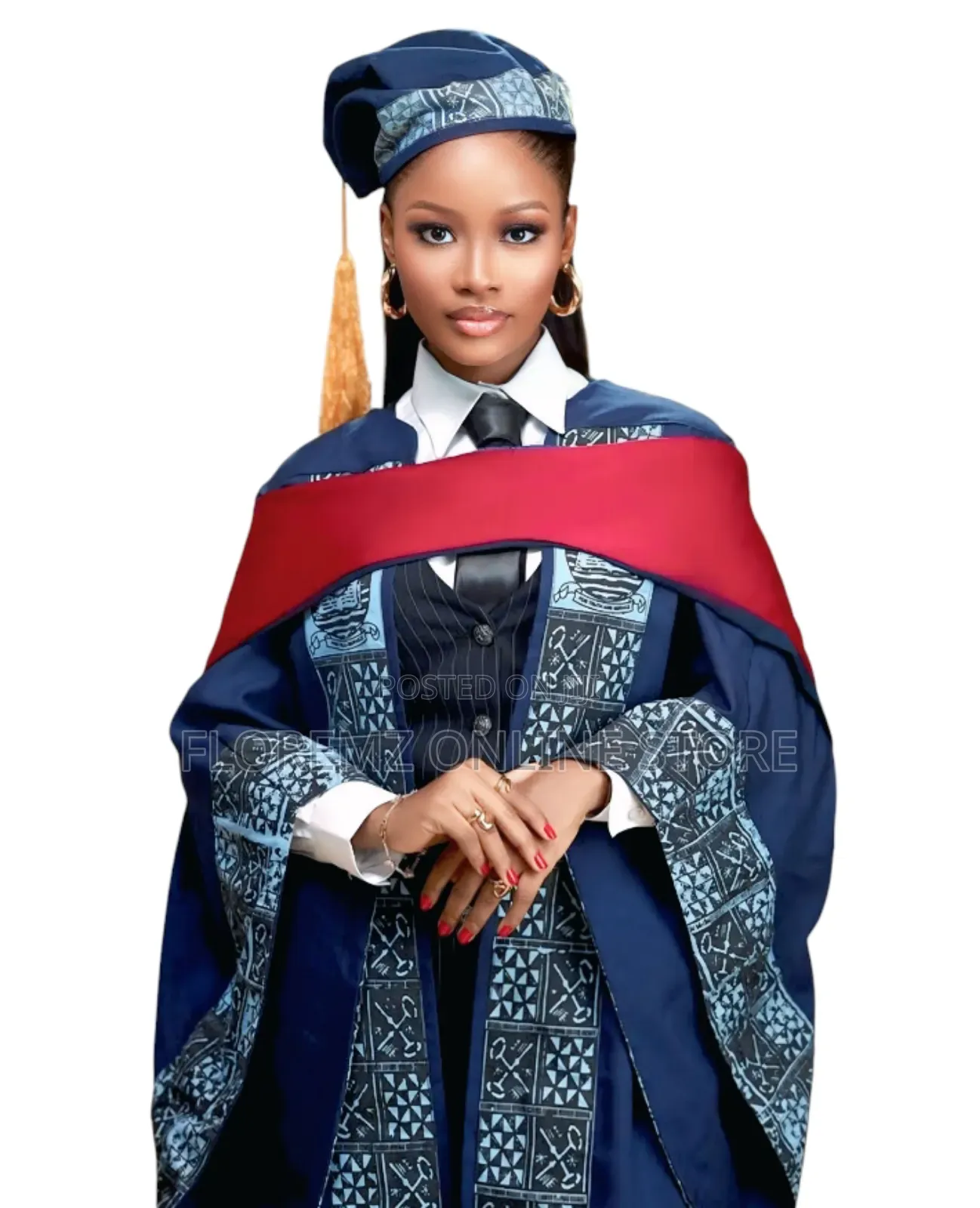 Lasu Convocation / Graduation Gown, Hood & Cap for Rent
