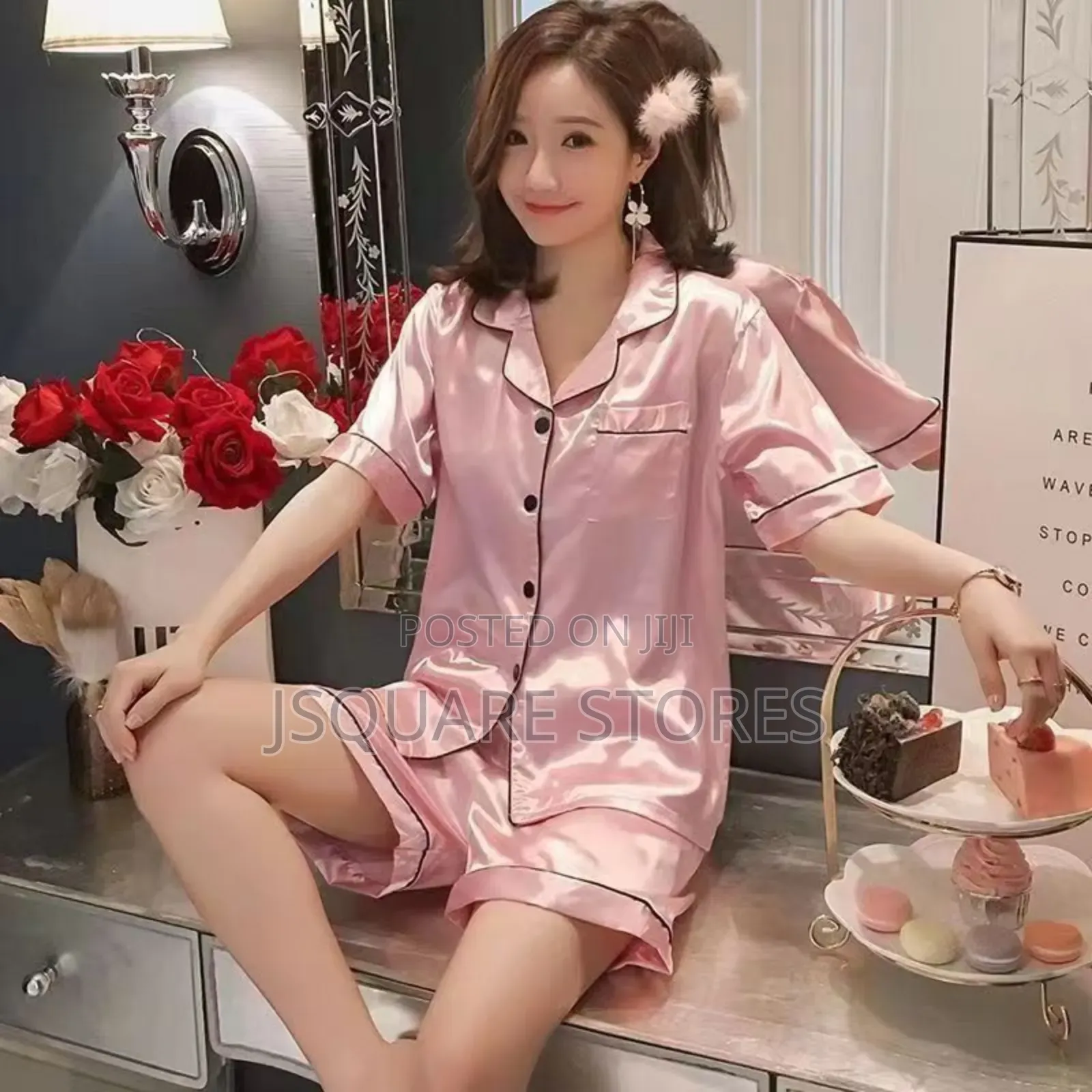 Silk Ladies Pyjamas Short