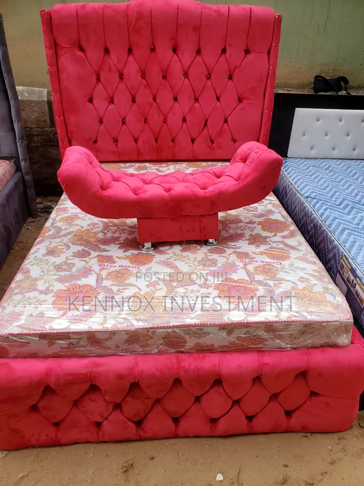 Standard 4 and Half by 6 Upholstery Bedframe