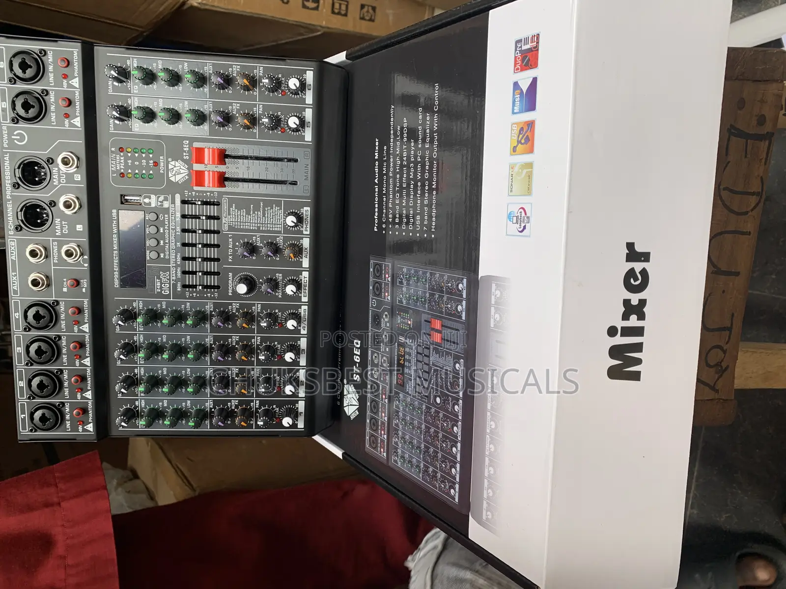 Professional Audio 6 Channel Mixer