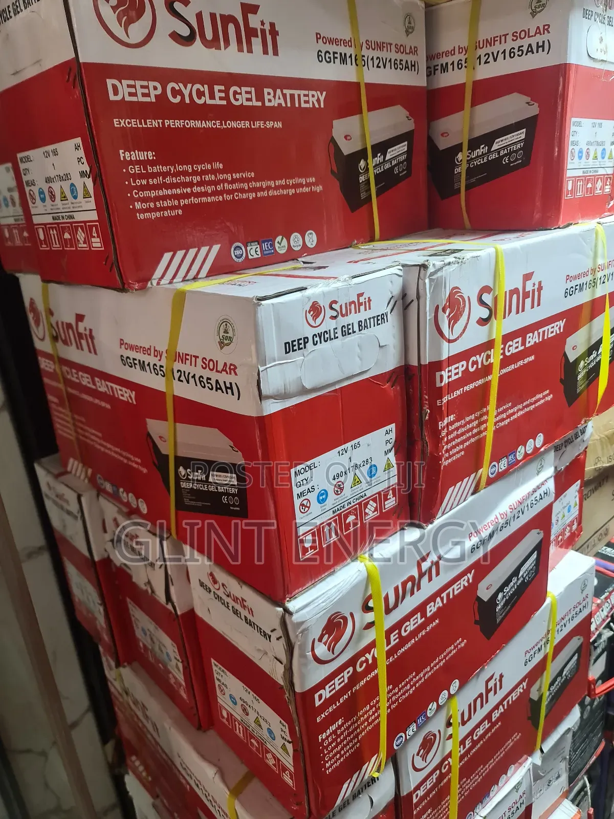 163ah 12v Sunfit Gel Battery