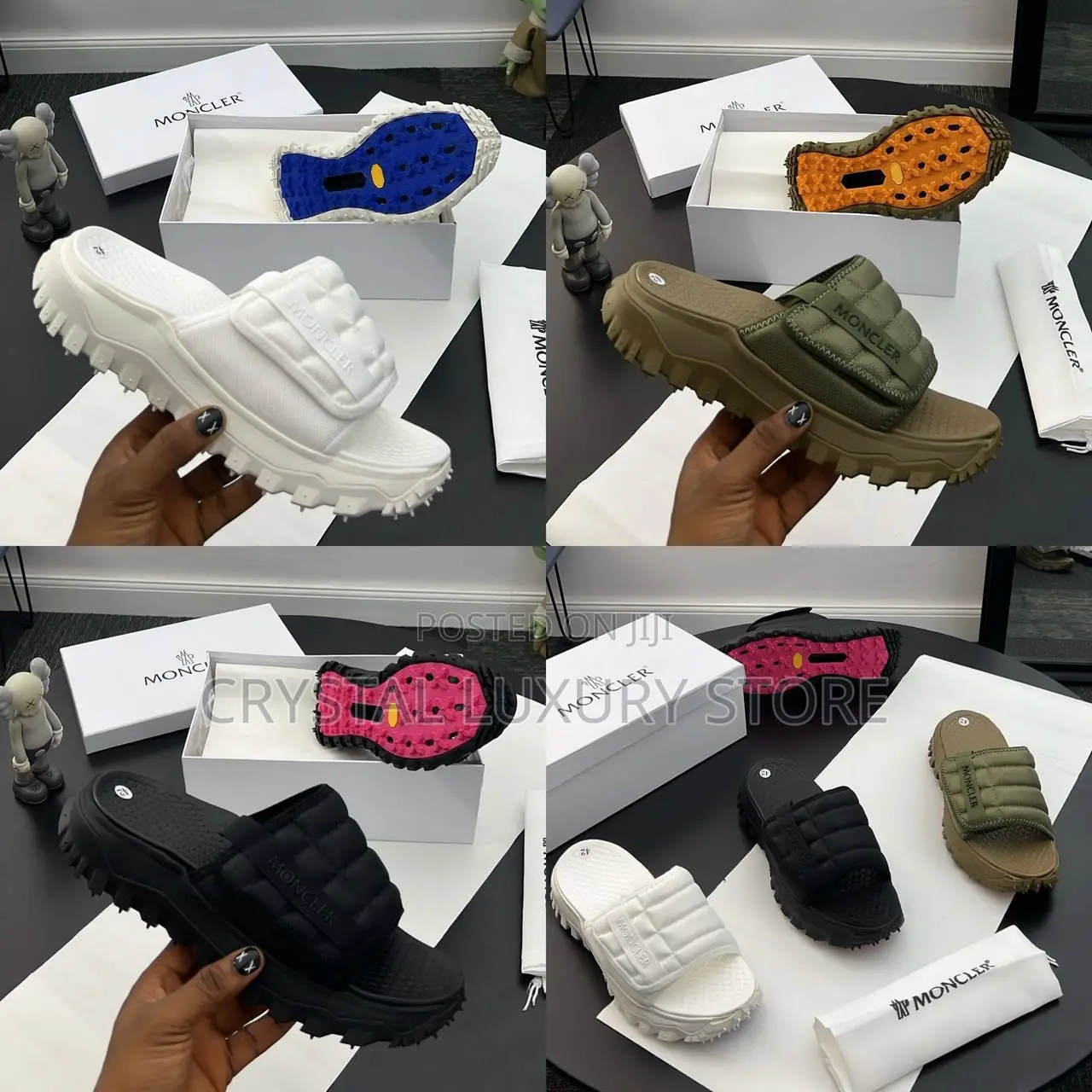 Moncler Slip-on Quality Luxury Unisex Slip-On