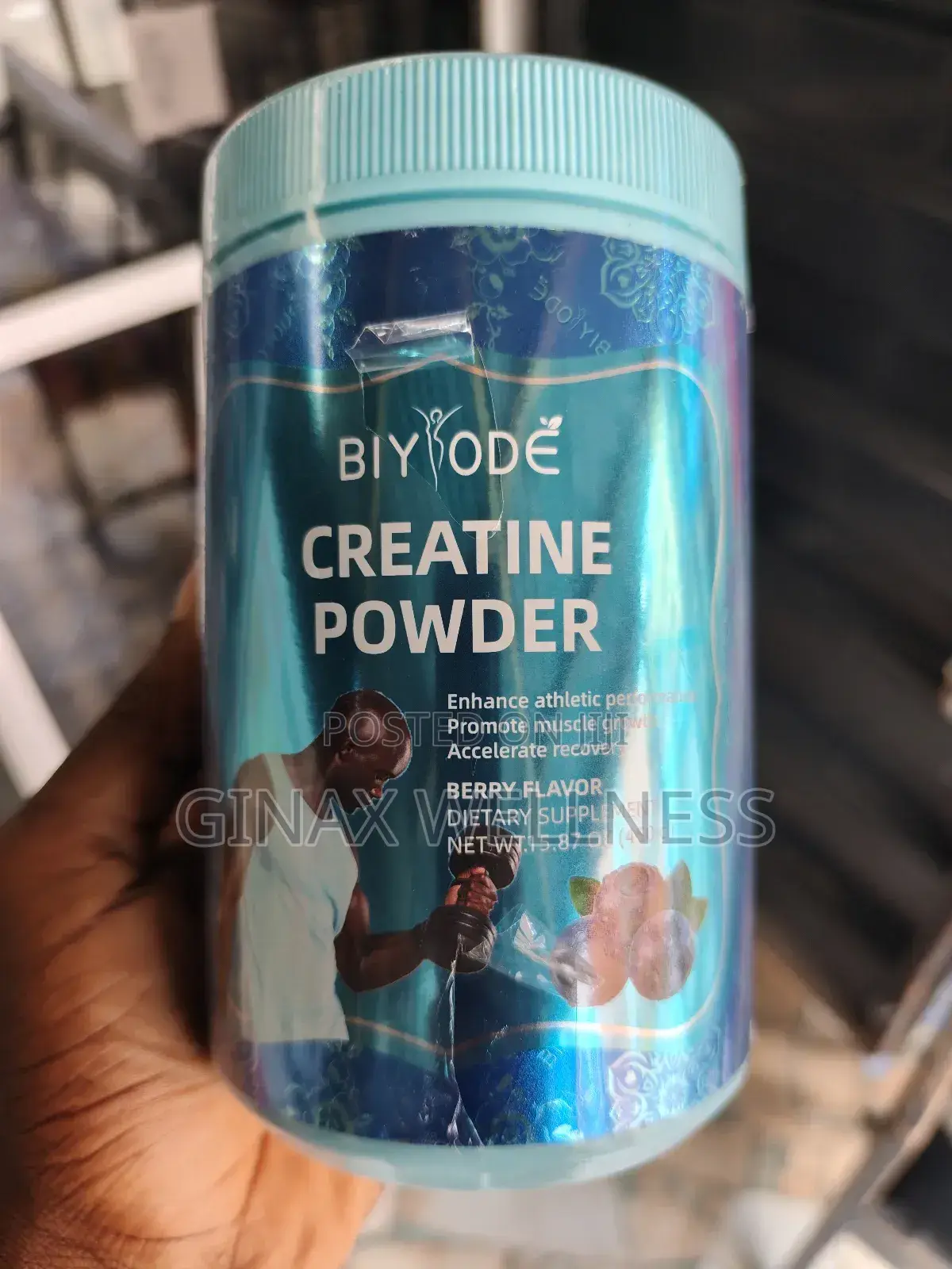 Biyode Creatine Monohydrate Powder (450g Size)