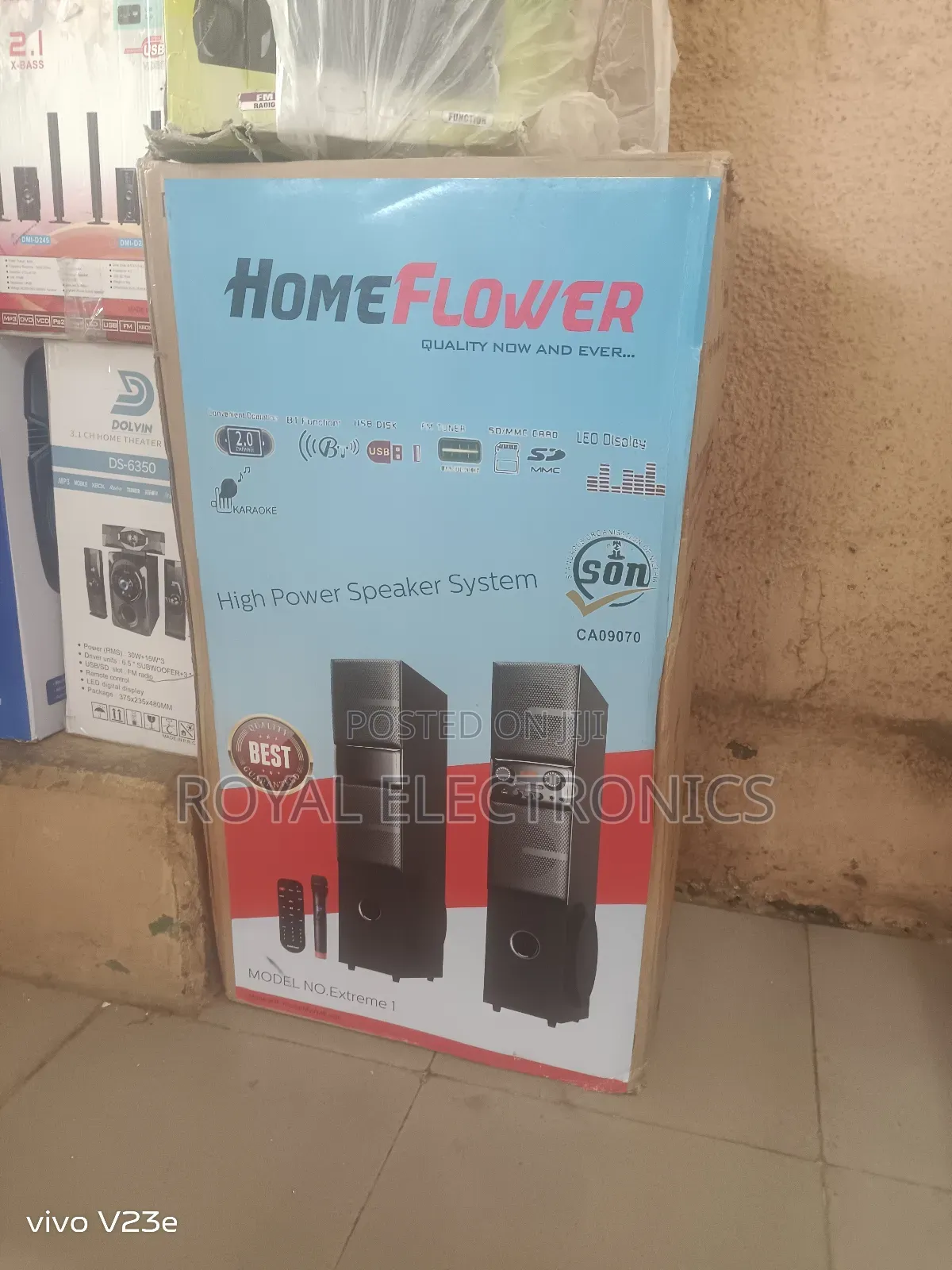Brand New Homeflower Bodyguard High Power Speaker System