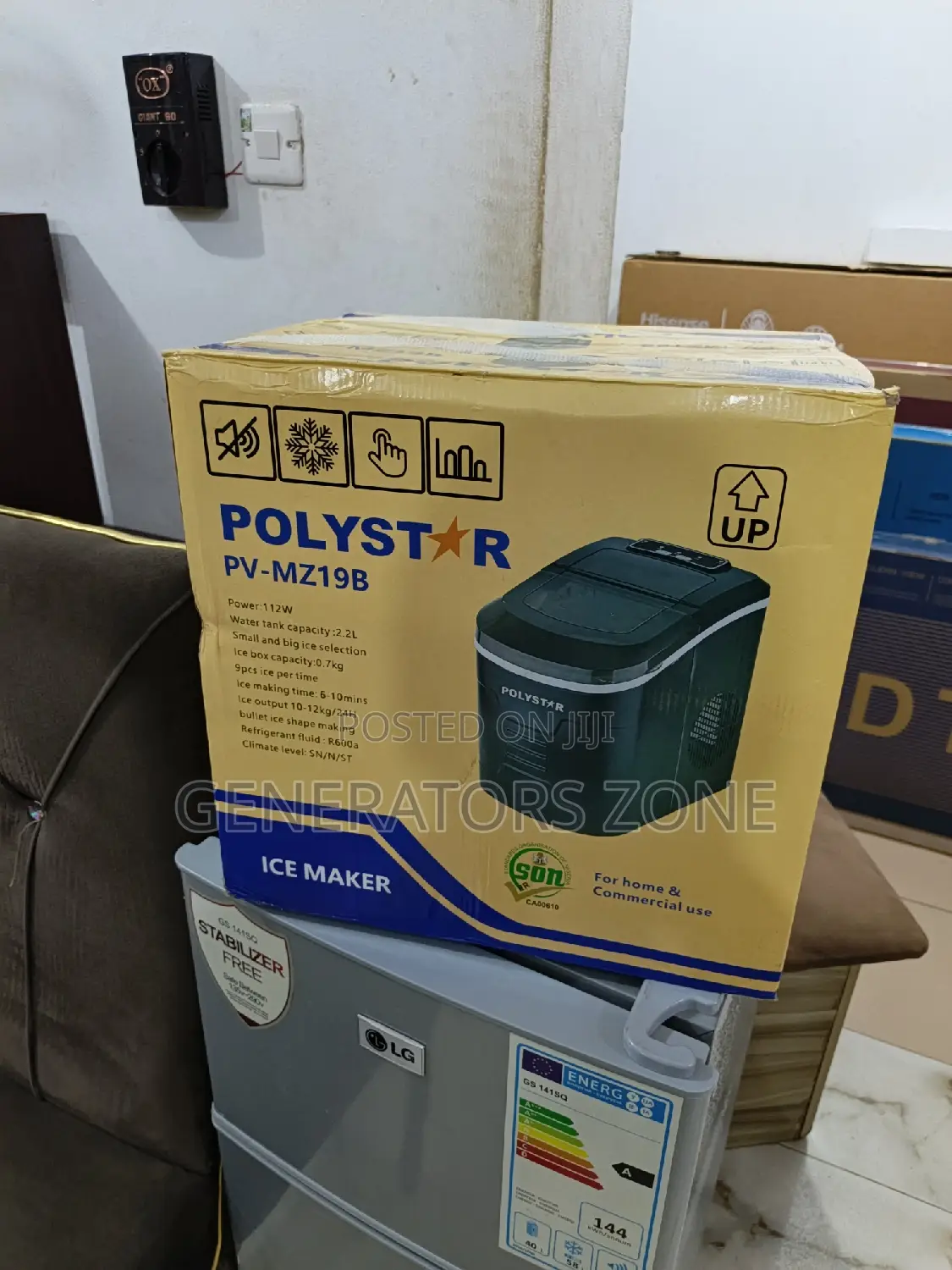 Ice in Minutes With Polystar Ice Maker